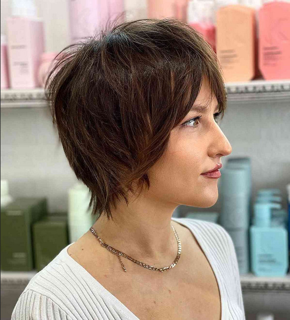 fun and funky Chin length hairstyles